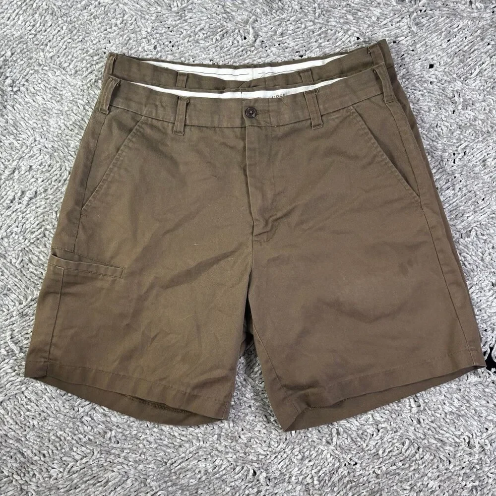 UPS Wearguard Employee Shorts Lot of 2 Mens 34 Brown Cargo Utility Workwear